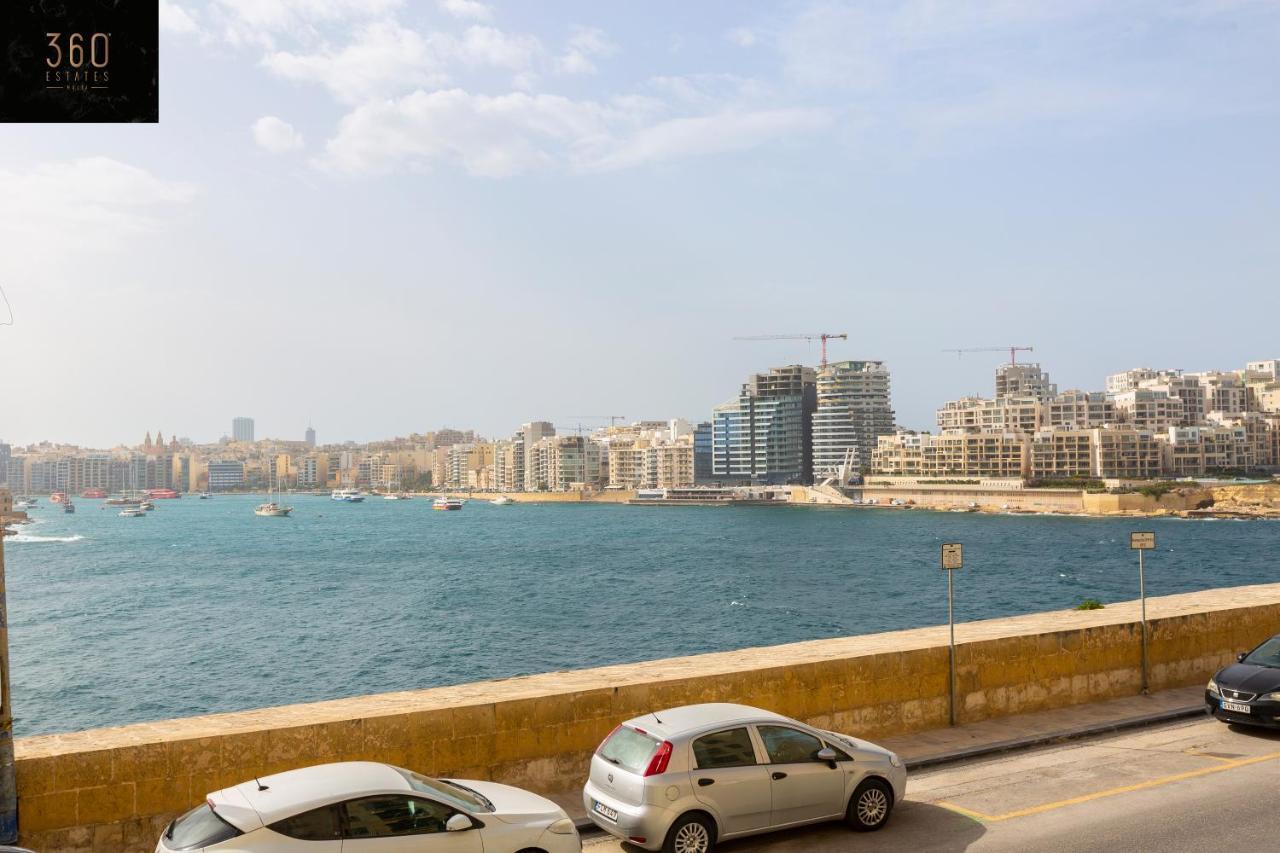 Seafront - Top Location, Top Floor With Wifi & Ac By 360 Estates La La Valletta Esterno foto