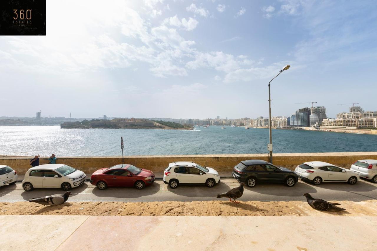 Seafront - Top Location, Top Floor With Wifi & Ac By 360 Estates La La Valletta Esterno foto